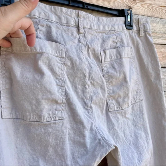 Frank & Eileen Jameson Italian Performance Linen cropped jogger pants - Picture 11 of 12